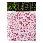 Кашпо из белого фарфора с розовым цветочным орнаментом Eden Garden варинант исполнения - 4 | Loft Concept в Самаре