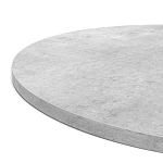 Стол обеденный с круглой светло-серой столешницей Harris Collection варинант исполнения - 5 | Loft Concept в Самаре