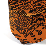 Пуф Wakonda Terracotta Tiger Mountain с Круглыми ножками  варинант исполнения - 1 | Loft Concept в Самаре