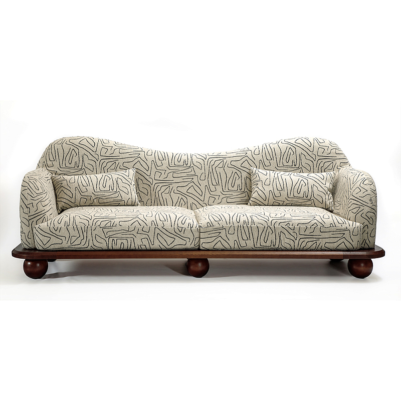 Диван Indra Молочный Коричневый в Самаре | Loft Concept 