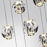 Люстра каскадня с 27-ю прозрачными шарообразными подвесами Bubbles Bocci варинант исполнения - 3 | Loft Concept в Самаре