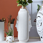 Ваза с золотисто-белыми фрагментами Faces of Imagination варинант исполнения - 9 | Loft Concept в Самаре