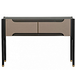 Консоль тёмно-коричневого цвета с 2-мя ящиками Gladstone варинант исполнения - 2 | Loft Concept в Самаре