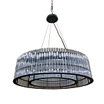 Подвесная люстра круглая Double Glass Sphere варинант исполнения - 1 | Loft Concept в Самаре