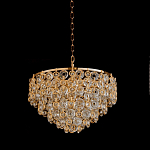 Люстра каскадная с подвесками в форме колец Galaxy of Light варинант исполнения - 4 | Loft Concept в Самаре