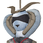 Кукла из джинсовой одежды и армейских палаток Rusalka Jeans&Tents варинант исполнения - 4 | Loft Concept в Самаре