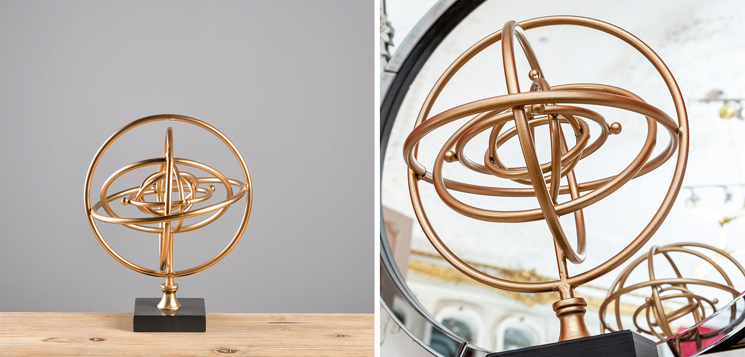 Статуэтка Sphere Sundial gold Статуэтка Sphere Sundial gold - Loft-Concept в Самаре