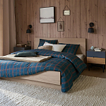 Черное матовое бра с декором под кожу Chestery варинант исполнения - 4 | Loft Concept в Самаре