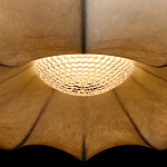 Подвесной светильник с белым фигурным абажуром и мягкими волнистыми краями Cloud Motion  варинант исполнения - 14 | Loft Concept в Самаре