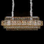 Люстра овальной формы хрустальная в неоклассическом стиле Majesty варинант исполнения - 1 | Loft Concept в Самаре