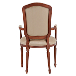 Стул с подлокотниками из натурального бука бежевый Solid Luxury варинант исполнения - 3 | Loft Concept в Самаре