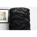 Напольная лампа черная с текстильными элементами "ЯРВИ" варинант исполнения - 3 | Loft Concept в Самаре