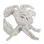 Статуэтка краб с детализированной текстурой в белом цвете Marine Accessories варинант исполнения - 2 | Loft Concept в Самаре