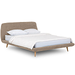 Кровать с мягким изголовьем Palmer Bed варинант исполнения - 16 | Loft Concept в Самаре