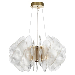 Люстра с декором в виде крупных рельефных лепестков 80 см Ethereal Bloom варинант исполнения - 2 | Loft Concept в Самаре