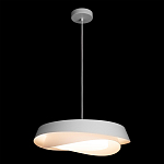 Подвесной светильник круглый белого цвета из металла Vita Cuna варинант исполнения - 2 | Loft Concept в Самаре