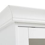 Витрина с раздвижными дверцами Wells Glass Showcase White варинант исполнения - 5 | Loft Concept в Самаре