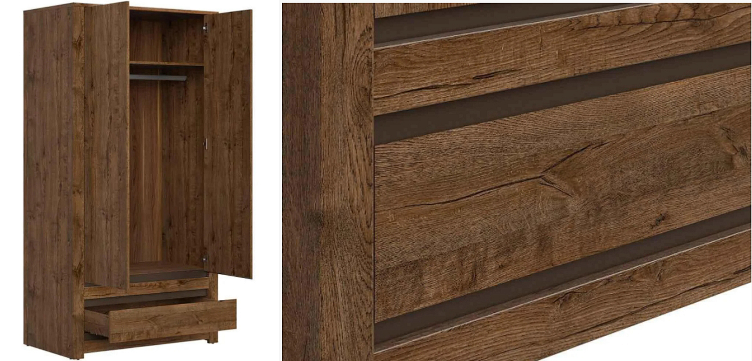 Шкаф Helga Wardrobe две двери Шкаф Helga Wardrobe две двери - Loft-Concept в Самаре