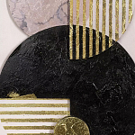 Панно декоративное с объемным эффектом Asymmetry варинант исполнения - 4 | Loft Concept в Самаре