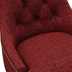 Мебельная ткань Шенилл бордовый цвет 138 см T4-23 варинант исполнения - 6 | Loft Concept в Самаре