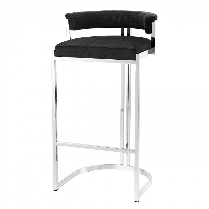 Барный стул Eichholtz Bar Stool Dante Черный Нержавеющая сталь Барный стул Eichholtz Bar Stool Dante Черный Нержавеющая сталь в Самаре | Loft Concept