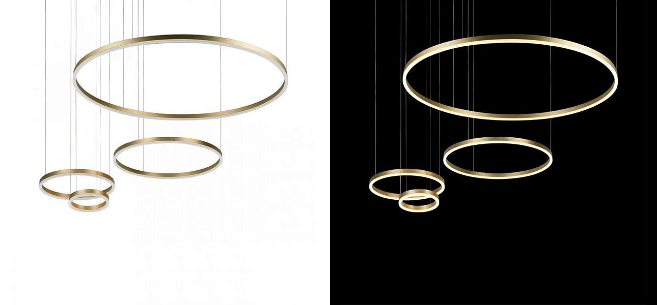 Люстра Neo Circles Gold II Люстра Neo Circles Gold II - Loft-Concept в Самаре