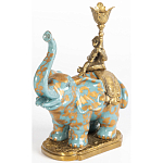 Фарфоровый подсвечник Слон с эмоцией Fluens варинант исполнения - 3 | Loft Concept в Самаре