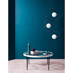 Дизайнерский круглый кофейный стол со стеклянной столешницей Gio Ponti D.555.1 Coffee Table варинант исполнения - 2 | Loft Concept в Самаре