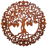 Панно из дерева LeafBerry Panel With Trees варинант исполнения - 1 | Loft Concept в Самаре