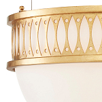 Подвесной светильник с фактурным золотым каркасом Exceptional Classic Design варинант исполнения - 2 | Loft Concept в Самаре