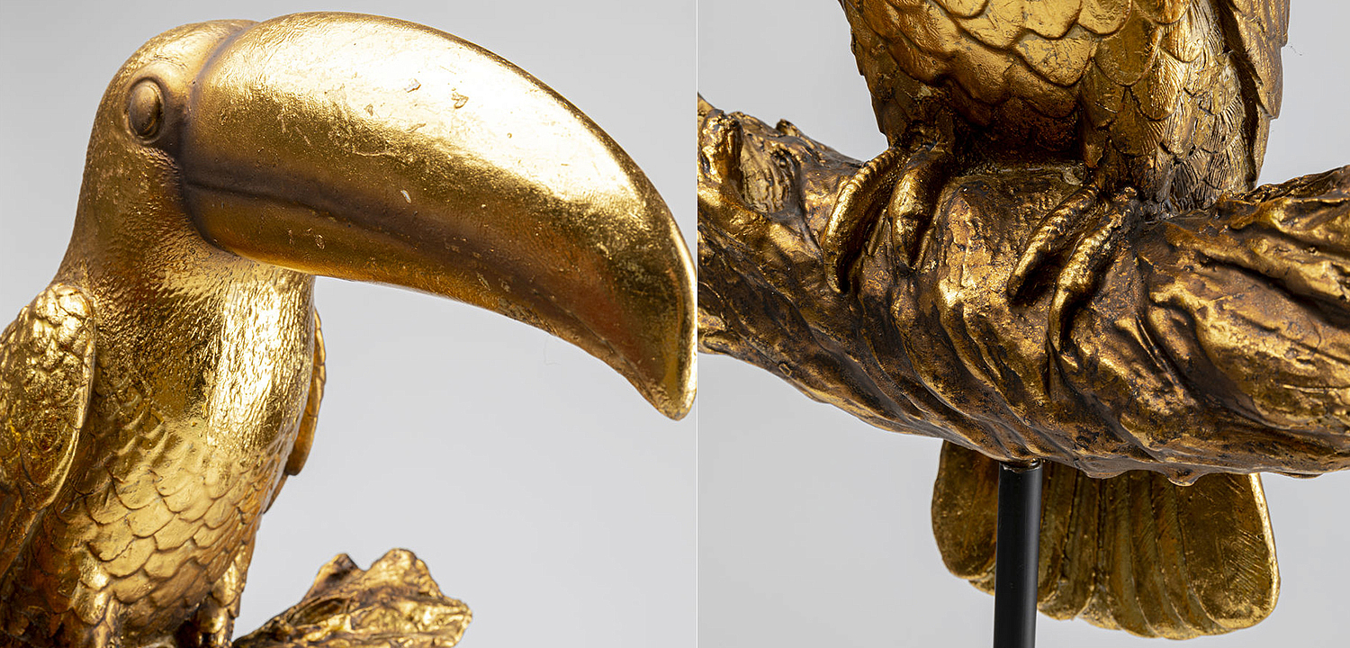 Статуэтка Golden Tukan on a stand - Loft-Concept в Самаре