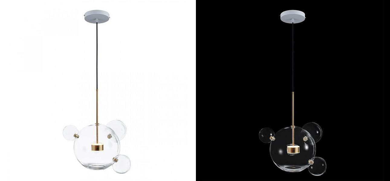 Подвесной Светильник Giopato & Coombes Bollr Pendant 4 BUBBLE LAMP золото Подвесной Светильник Giopato & Coombes Bollr Pendant 4 BUBBLE LAMP золото - Loft-Concept в Самаре