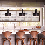 Подвесной светильник цилиндрический с белым плафоном Hinkley варинант исполнения - 11 | Loft Concept в Самаре