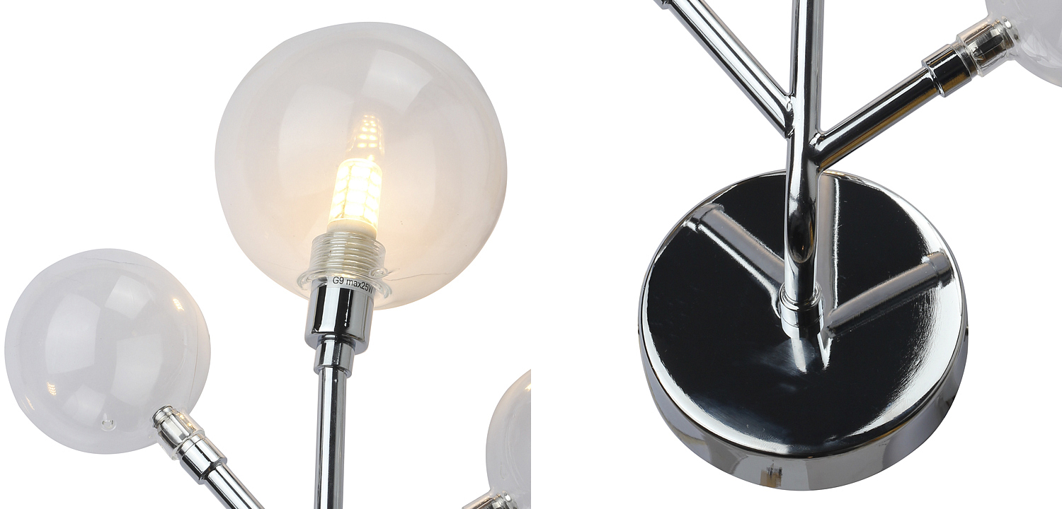 Бра Berries Trio Sconce chromium Бра Berries Trio Sconce chromium - Loft-Concept в Самаре