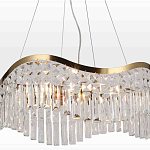 Люстра подвесная волнистой формы с хрустальными подвесками Ludivine Lighting варинант исполнения - 4 | Loft Concept в Самаре