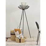 Торшер с трехъярусным плафоном из металлической сетки Metal Mesh Floor Lamp варинант исполнения - 3 | Loft Concept в Самаре