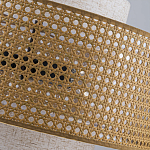 Подвесной светильник с декоративным поясом из плетеного бамбука Biuloggicu варинант исполнения - 9 | Loft Concept в Самаре