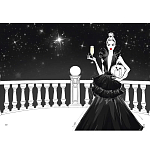 Megan Hess. Te Lttle Blk Dess варинант исполнения - 3 | Loft Concept в Самаре