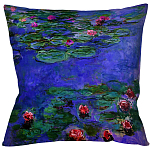Подушка декоративная с цветочным принтом Impressionism in Art варинант исполнения - 2 | Loft Concept в Самаре
