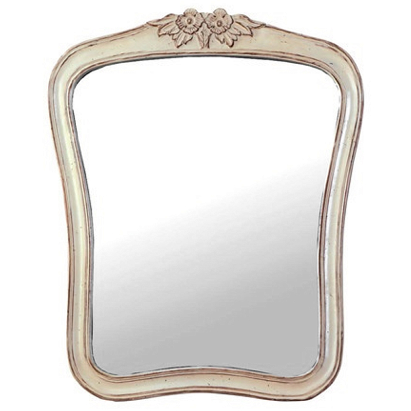 Настенное зеркало в деревянной состаренной раме Martine Wall Mirror Бежевый Коричневый Настенное зеркало в деревянной состаренной раме Martine Wall Mirror Бежевый Коричневый в Самаре | Loft Concept