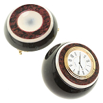 Часы настольные в виде шара из натурального камня Ball Stone Clock варинант исполнения - 8 | Loft Concept в Самаре