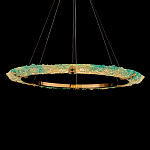 Люстра в форме кольца с цветочным декором Warm Heavenly Light варинант исполнения - 3 | Loft Concept в Самаре