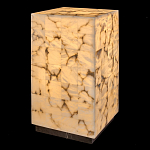 Торшер прямоугольный из натурального камня Calcite Geometry варинант исполнения - 7 | Loft Concept в Самаре