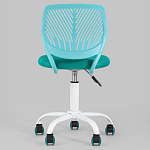 Яркий компьютерный стул Tropica Turquoise варинант исполнения - 4 | Loft Concept в Самаре