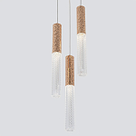 Подвесной светильник Dew Drops Tube Gold Trio Hanging Lamp варинант исполнения - 2 | Loft Concept в Самаре
