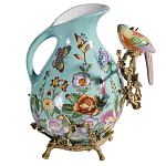 Кувшин с птичкой и  цветочным рисунком Blue Garden варинант исполнения - 2 | Loft Concept в Самаре