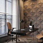 Гипсовая 3D панель с принтографией PM-22 варинант исполнения - 3 | Loft Concept в Самаре