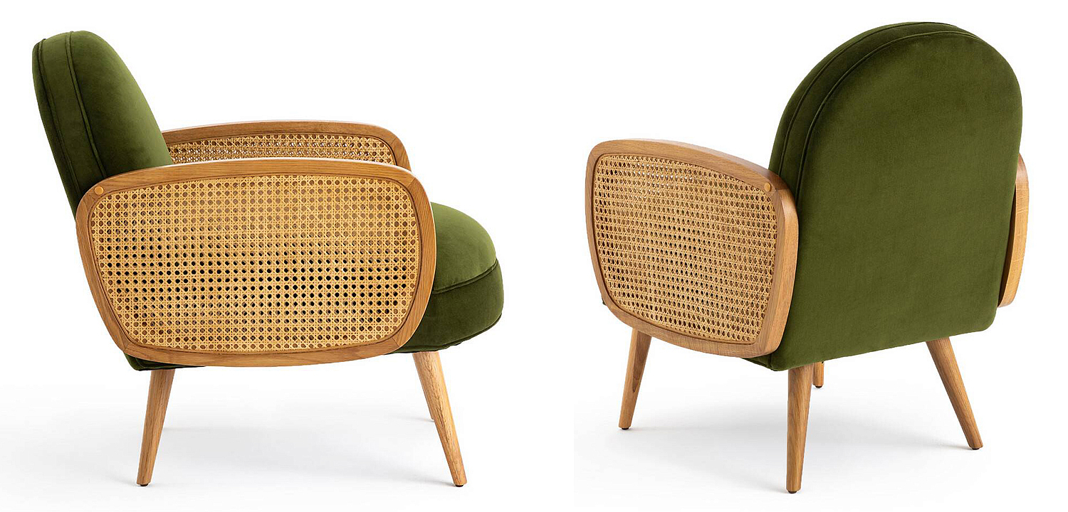 Кресло Morten Wicker Green Armchair Кресло Morten Wicker Green Armchair - Loft-Concept в Самаре