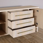 Буфет Primo с тремя ящиками и двумя фасадами Светлый дуб варинант исполнения - 5 | Loft Concept в Самаре