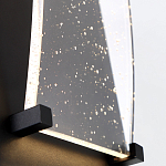 Настенный фонарь уличный прямоугольный черного цвета со стеклом с пузырьками Eurofase варинант исполнения - 5 | Loft Concept в Самаре